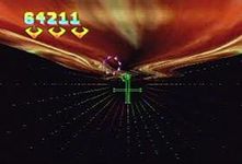 une photo d'Ã©cran de Tempest 2000 sur Atari Jaguar
